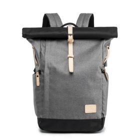 Men's Multi-functional Waterproof Backpack For Outdoor Travel (Color: grey)
