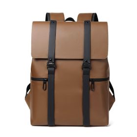 Fashion Business Lightweight Notebook Backpack (Color: brown)